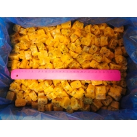 Маракуйя кубик с косточкой замороженная от производителя из Китая купить дёшево оптом по низкой цене